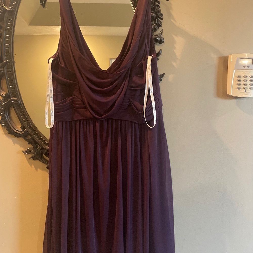 David’s Bridal Dress Eggplant size 14